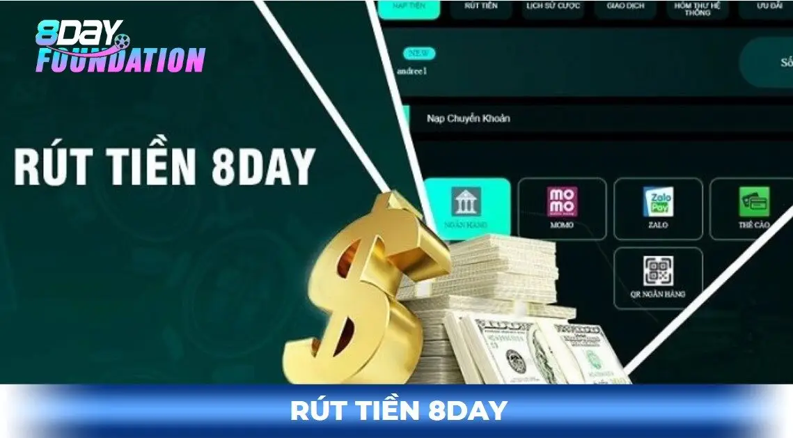 Rút tiền 8day an toàn bảo mật